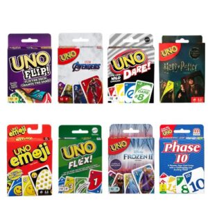The UNO Collection: Flip, Dare, Flex, Phase 10, etc
