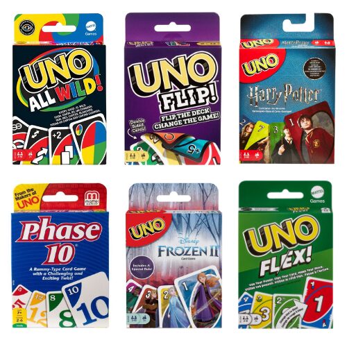 The UNO Collection: All Wild, Flip, Flex, Phase 10, etc.